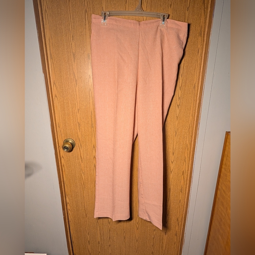 Alfred Dunner Soft Peach Women's Trousers